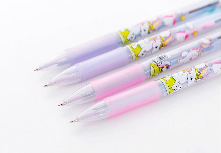 خودکار سه رنگ طرح تک شاخ