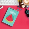 دفترچه سیمی تاپیک طرح میوه و بستنی