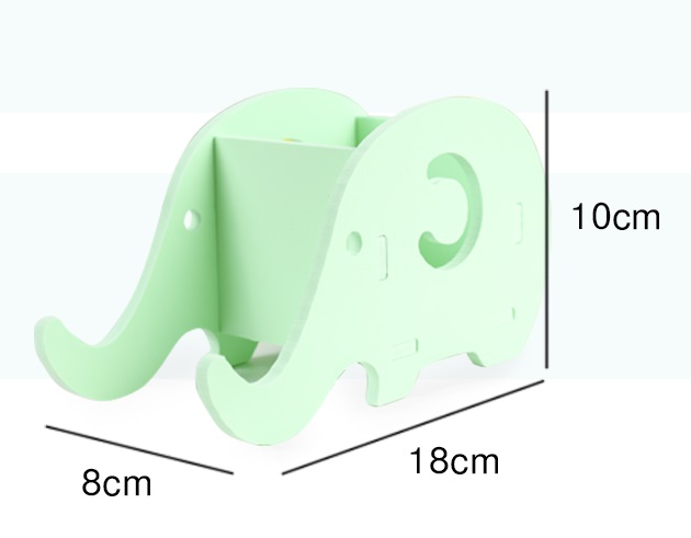 جاقلمی و استند موبایل رومیزی طرح فیل 
