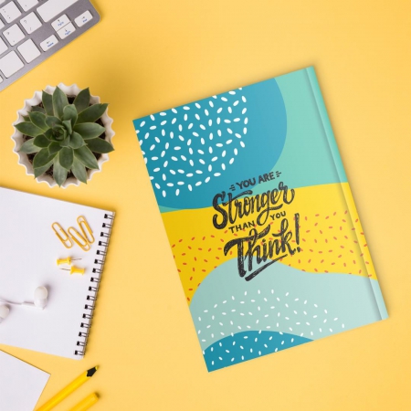 دفتر سایز A5 تاپیک طرح نوشته