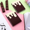 دفترچه فانتزی عطری طرح ویفر شکلاتی
