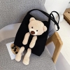 کیف دوشی بزرنتی عروسک دار طرح خرس