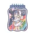دفترچه سیمی 70 برگ طرح دختر فضانورد