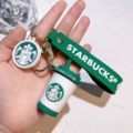 سرکلیدی فانتزی بند سیلیکونی طرح Starbucks