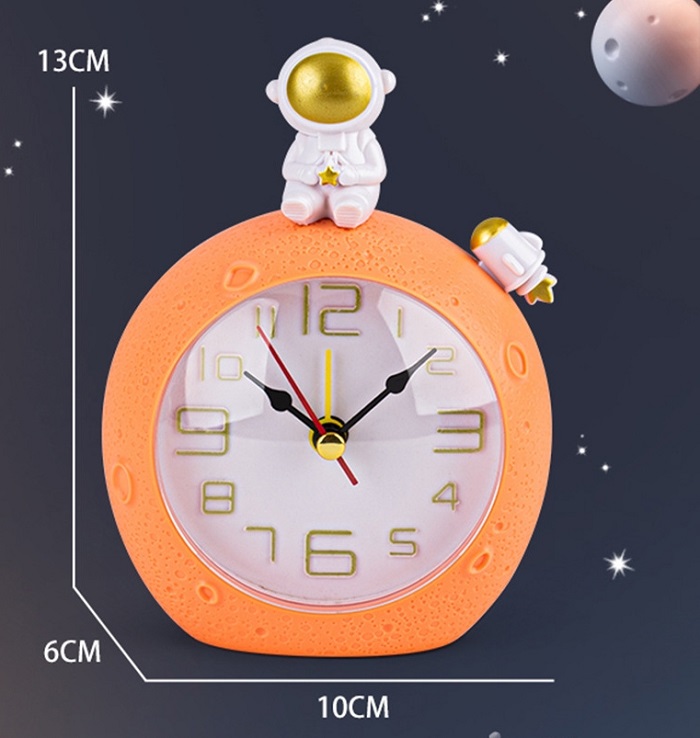 ساعت رومیزی زنگ دار طرح فضانورد