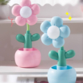 چراغ مطالعه شارژی و جا قلمی طرح گل