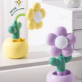 چراغ مطالعه شارژی و جا قلمی طرح گل