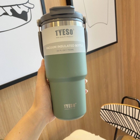 تراول ماگ دو حالته 750 میلی لیتر TYESO کد TS-8827