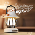 چراغ LED دیمر دار کمپینگ طرح فانوس