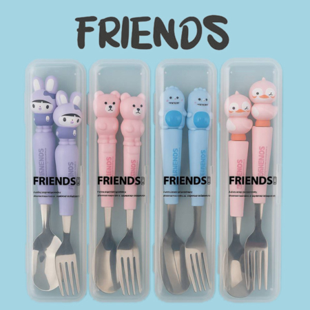 ست قاشق و چنگال فانتزی طرح FRIENDS