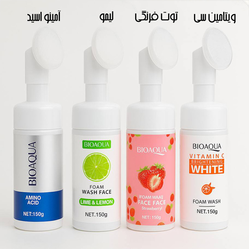 فوم شستشو براش دار بیوآکوا