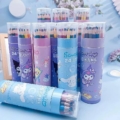 مداد رنگی 12 و 18 رنگ جعبه مقوایی طرح SANRIO
