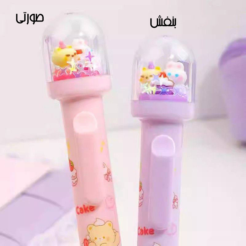 خودکار فشاری KUKI عروسک کپسولی طرح BUNNY CAKE