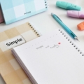 دفتر 100 برگ دفتر جلد سخت SIMPLE کد 524