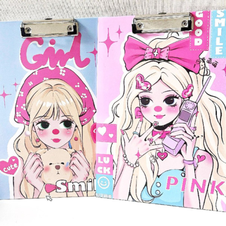 تخته شاسی مقوایی طرح PINK GIRL