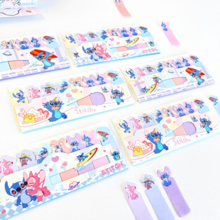 ست استیک نوت بند انگشتی طرح STITCH