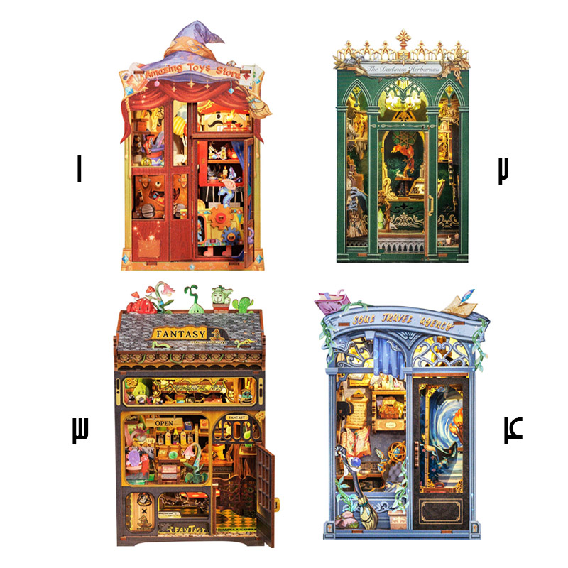 پک کامل ساخت پازل 3بعدی سری MAGIC SHOP