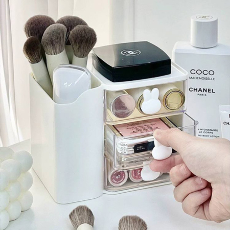 ارگانایزر و جامدادی رومیزی 3 کشو طرح خرگوش