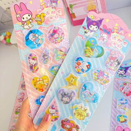 استیکر سه بعدی آکواریومی آویزدار طرح سانریو