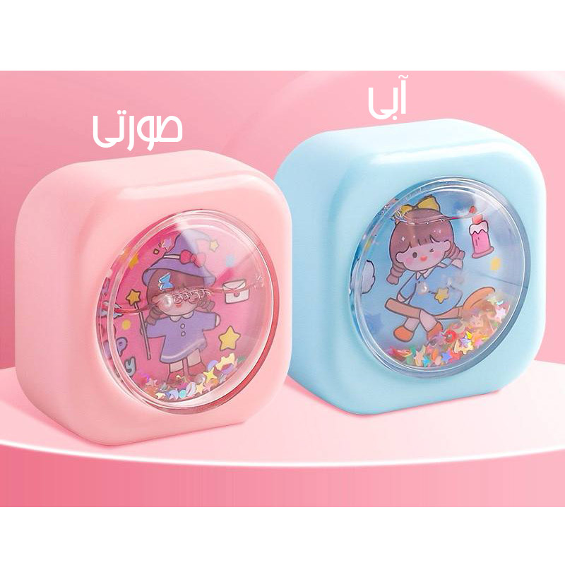 تراش دوقلو آکواریومی طرح دختر