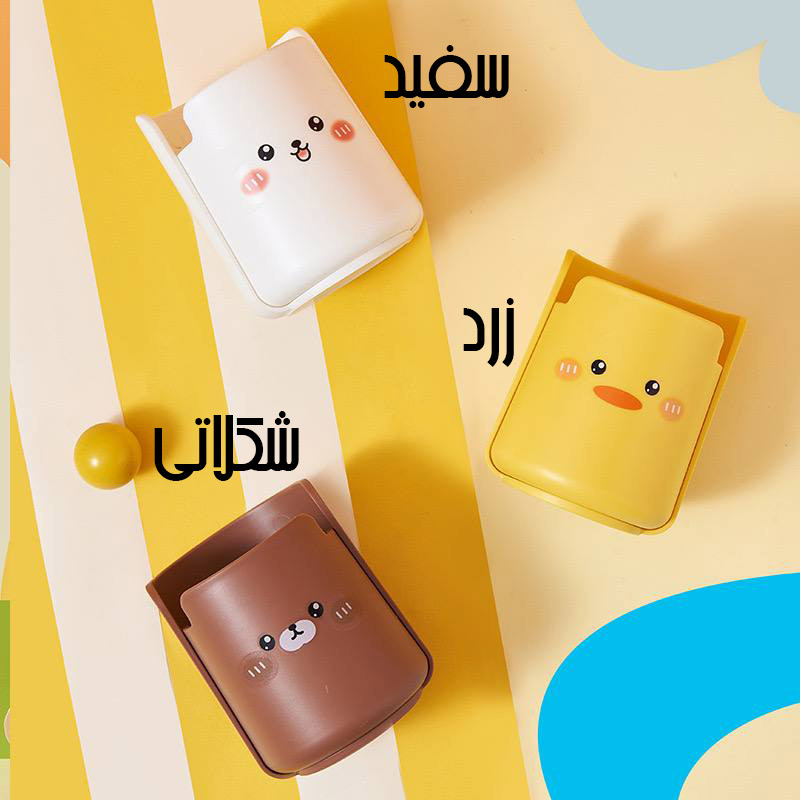 جاقلمی رو میزی و استند موبایل طرح حیوانات