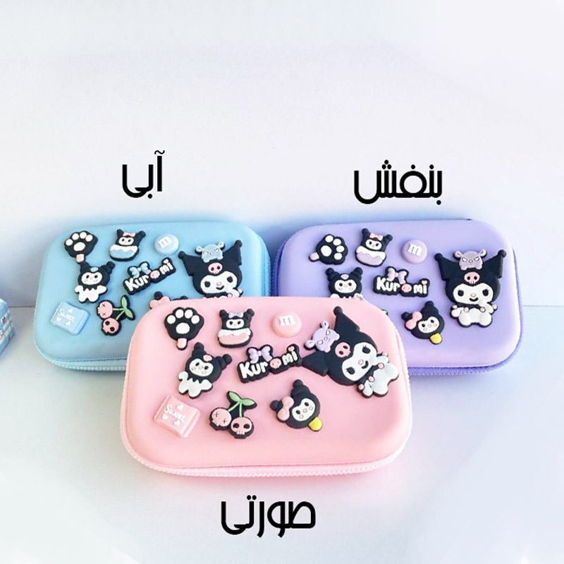 جامدادی سیلیکونی کراکسی طرح کرومی