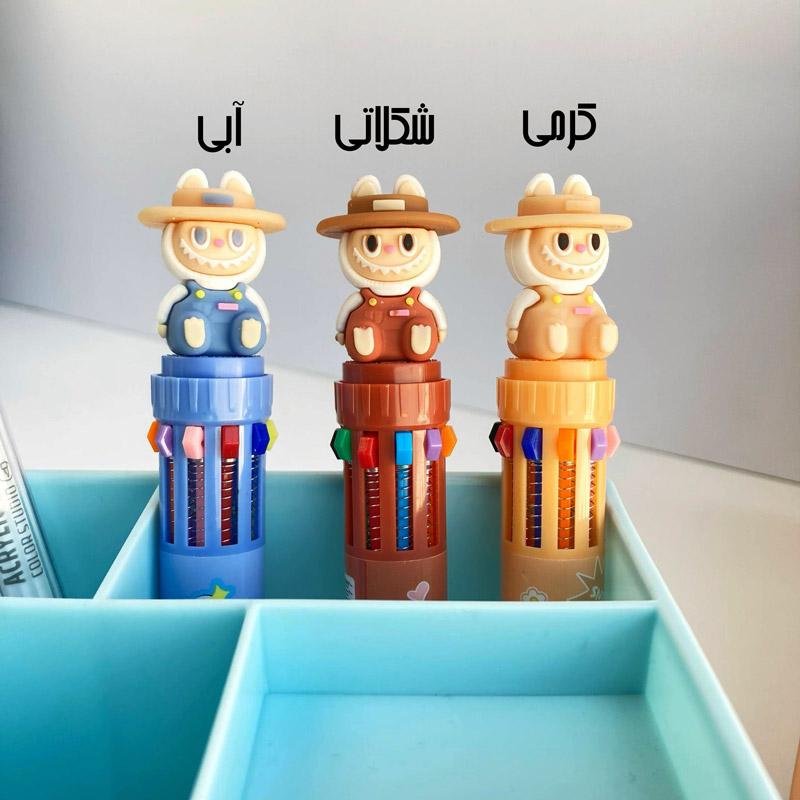 خودکار ده رنگ SMILE طرح LABUBU