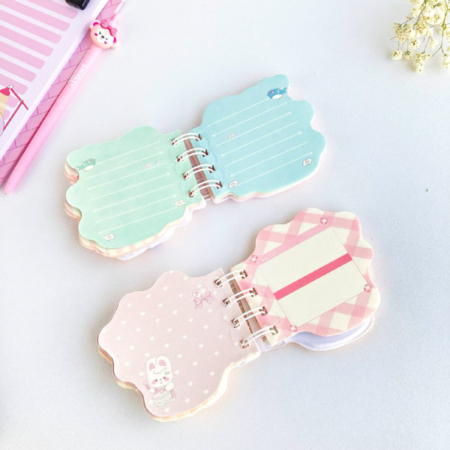 دفترچه سیمی جلد پفکی طرح گربه