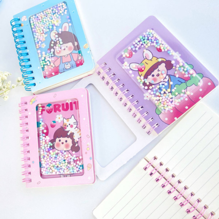 دفترچه سیمی دونه برفی طرح FRUIT