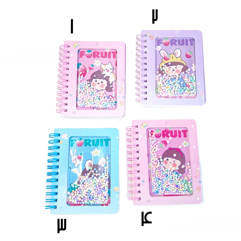 دفترچه سیمی دونه برفی طرح FRUIT