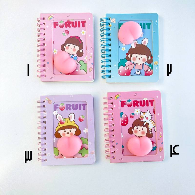 دفترچه سیمی نرمالو طرح FRUIT