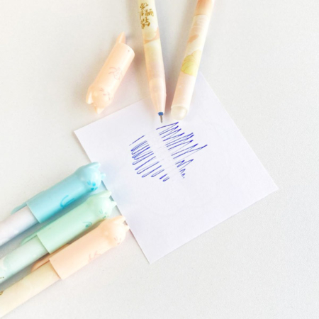 روان نویس جوهر پاک شونده پاکن دار طرح گربه