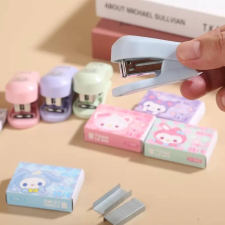 ست منگنه و سوزن مینی طرح cute sanrio