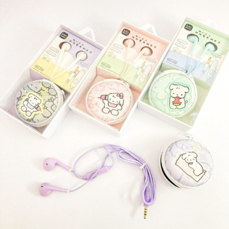 ست هندزفری و کیف زیپدار kiki کد 418