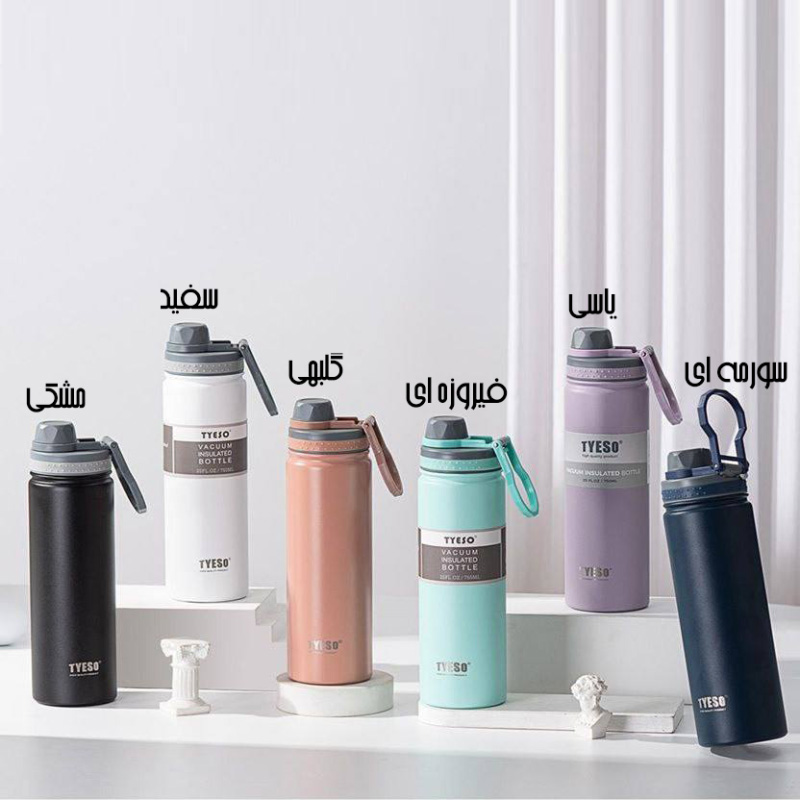 فلاسک اسپرت 530 میلی لیتر TYESO کد TS-8706B