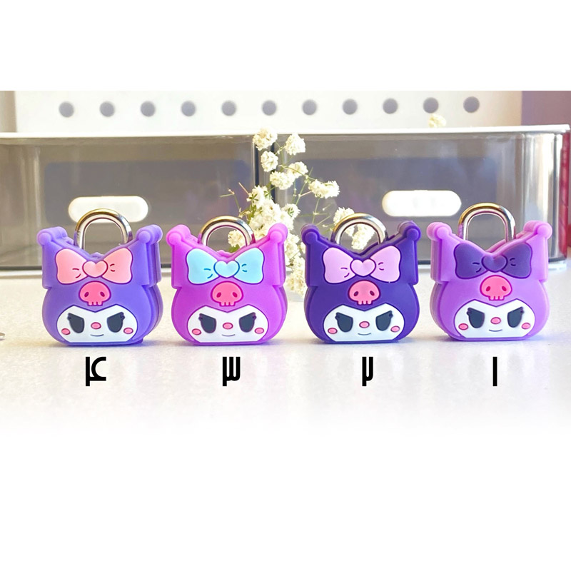 قفل فانتزی کلیددار طرح کرومی