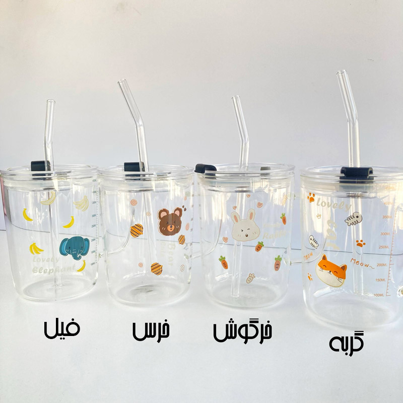 ماگ پیرکس 450 میلی لیتری طرح LOVELY