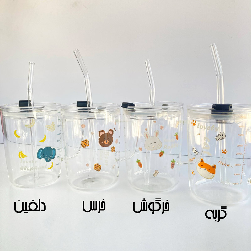 ماگ پیرکس 450 میلی لیتری طرح LOVELY