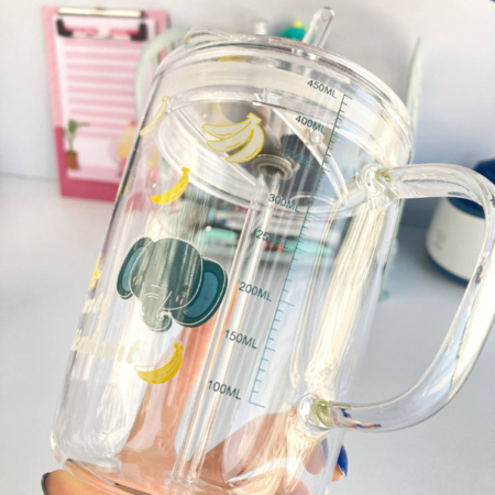 ماگ پیرکس 450 میلی لیتری طرح LOVELY