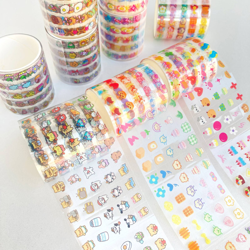 مینی استیکر رولی 500 عددی طرح فانتزی