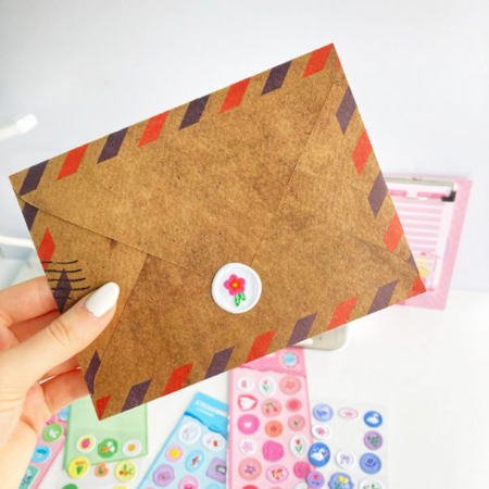 استیکر برجسته طرح مهر و موم