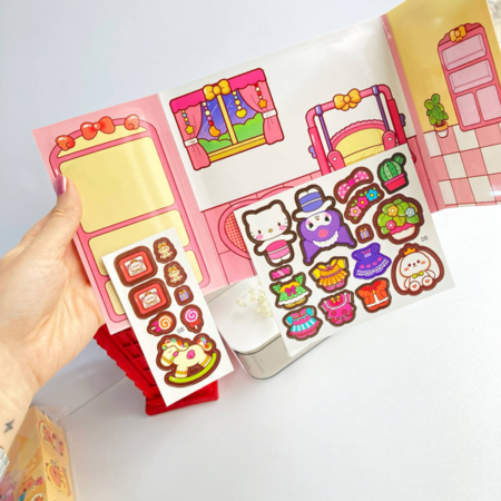 استیکر مگنت دار چیدمانی طرح SANRIO