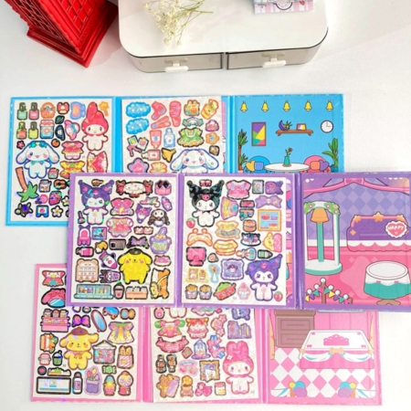 استیکر مگنتی چیدمانی طرح سانریو