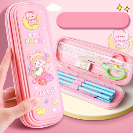 جامدادی پلاستیکی رویه محکم moko طرح CUTE