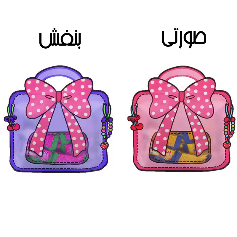 زیپ کیپ پلاستیکی طرح پاپیون