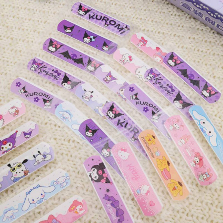 ست 10 عددی چسب زخم جعبه ای طرح ملودی و کرومی