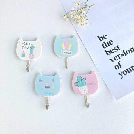 ست 2 عددی آویز فانتزی طرح کاکتوس