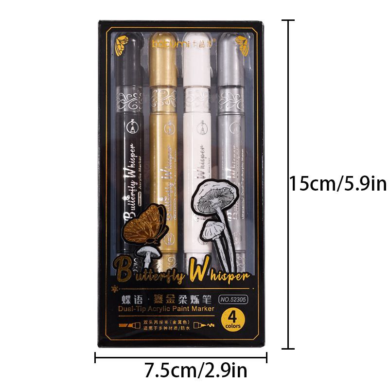 ست 4 عددی ماژیک متالیک دو سر kakumi