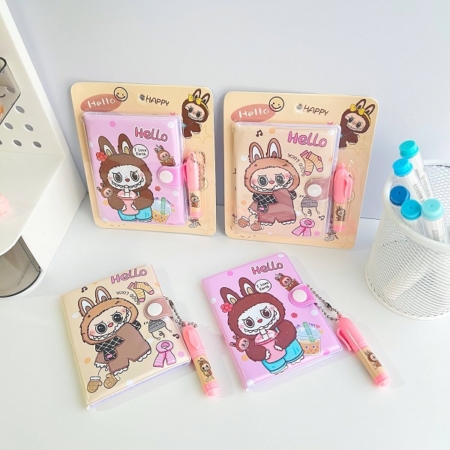 ست خودکار و دفترچه طرح LABUBU