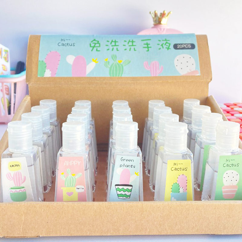 محلول ضد عفونی کننده دست طرح کاکتوسر